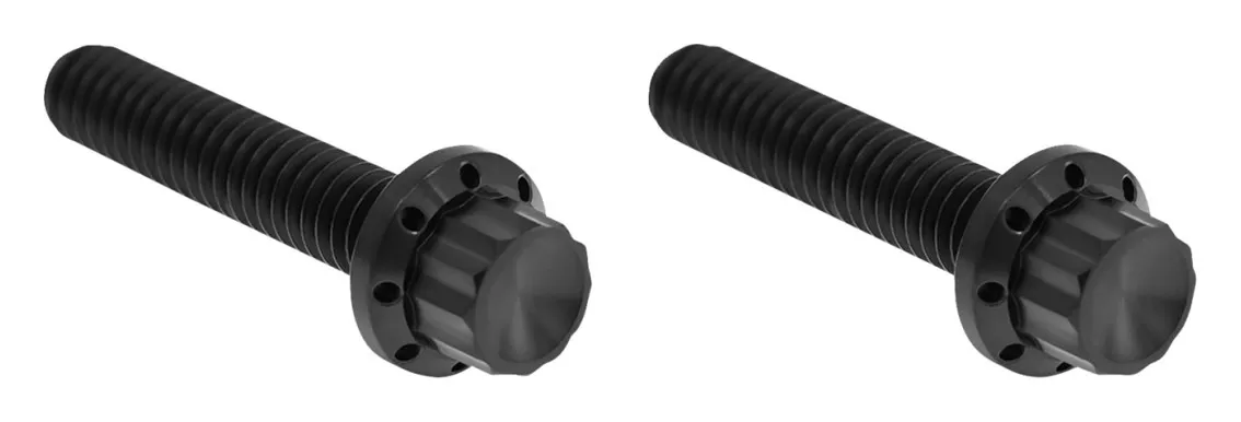 Arlen Ness 12-Point Titanium Transmission Side Cover Bolt Kit For Harley Touring 2017-2020