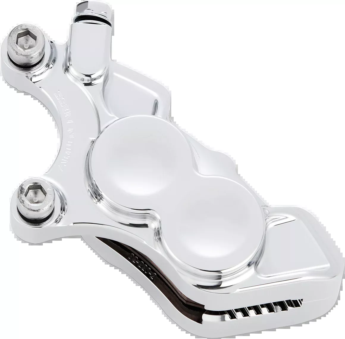 ARLEN NESS 4-Piston Caliper - Front Right - 11.8" - Chrome 02-222