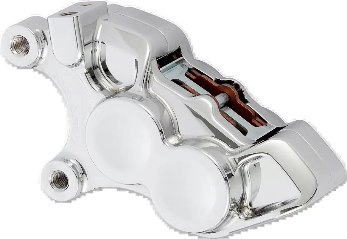ARLEN NESS 4-Piston Caliper - Left - 11.8" - Chrome 02-220