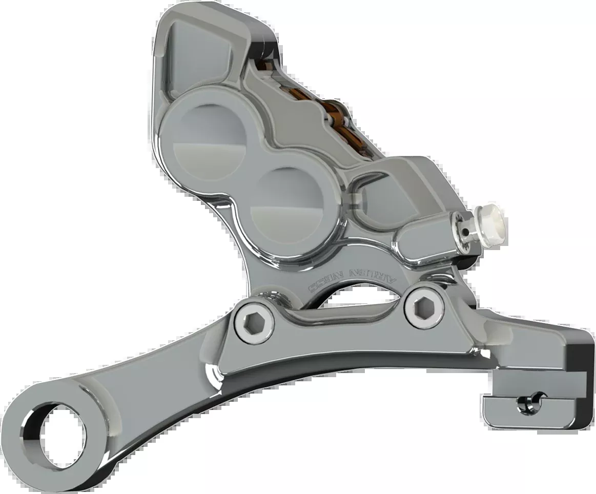 ARLEN NESS 4-Piston Caliper - Rear - 11.8" - Chrome 02-304