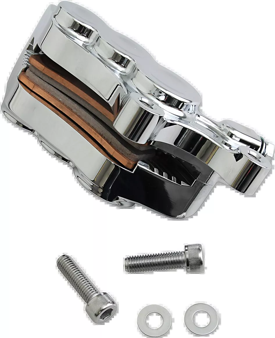ARLEN NESS 6-Piston Caliper - Front Right - Chrome - 11.8" 02-216