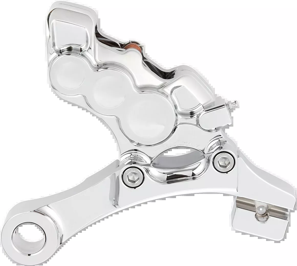 ARLEN NESS 6-Piston Caliper - Rear - Chrome - 11.8" 02-302