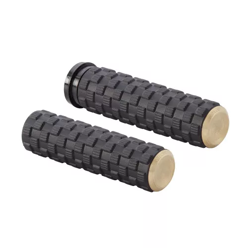 Arlen Ness Airtrax Grips for Harley - Brass