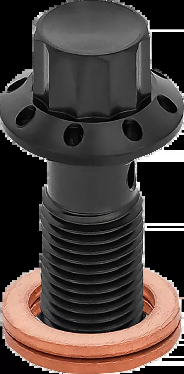 Arlen NESS Banjo Bolt – 3/8″-24 – Black