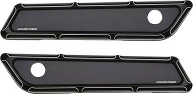 ARLEN NESS Beveled Latch Cover - Black 03-585