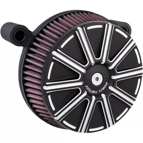 Arlen Ness Big Sucker Air Cleaner Kit for 2017-2023 Harley M8 - Black 10-Gauge