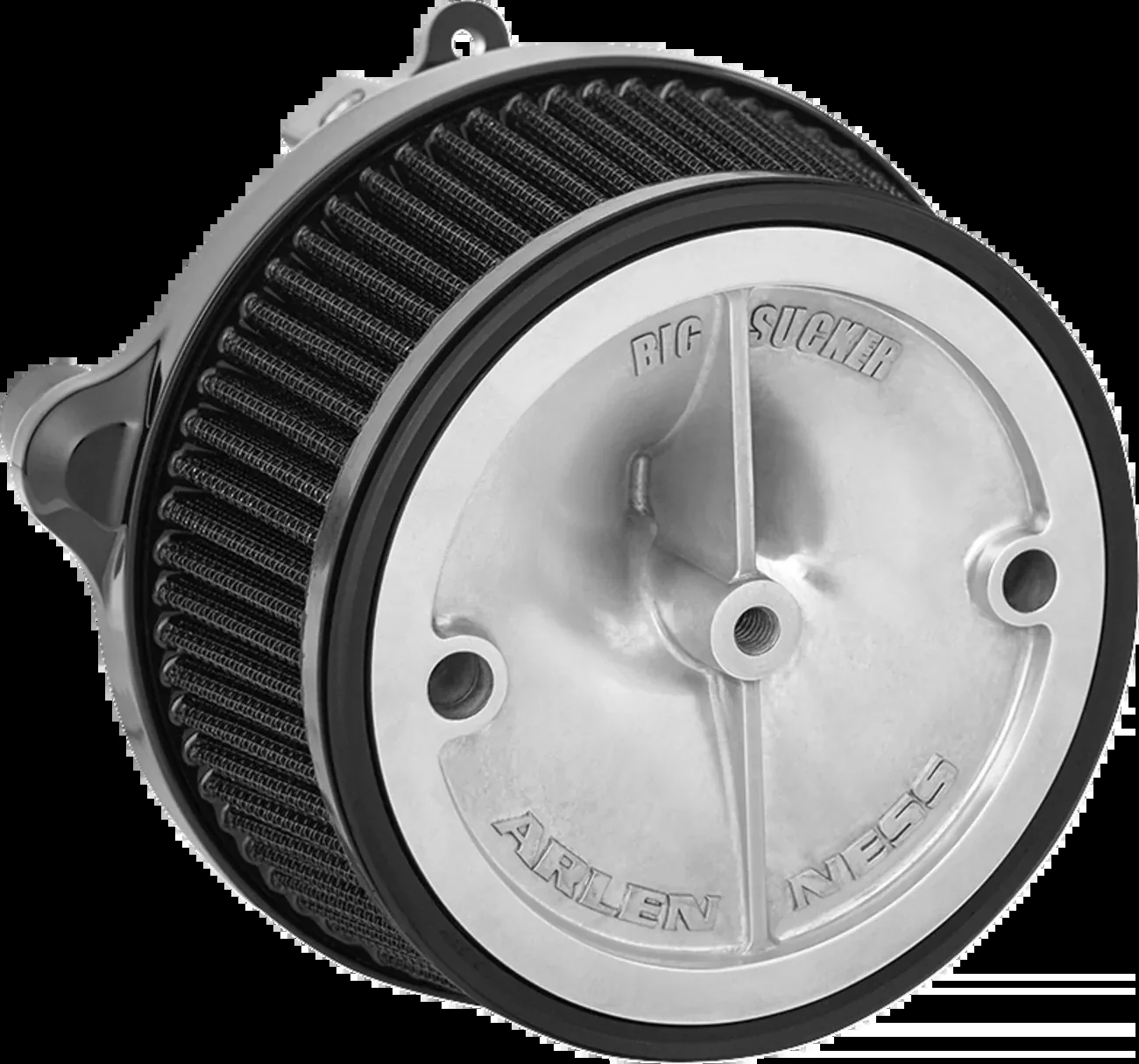 ARLEN NESS Big Sucker™ Stage 1 Air Cleaner Kit with Cover - Beveled - Black - 600-305