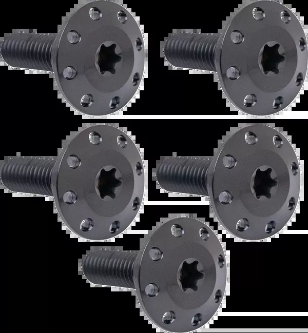 Arlen NESS Bolt Kit - Holeshot/Front/Floating/Brake Rotor - Spoke Mount - Black - 5 Pack
