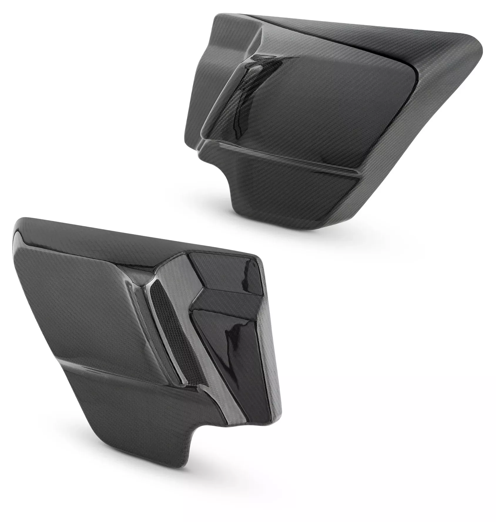 Arlen Ness Carbon Fiber Side Covers For Harley Touring 2009-2025