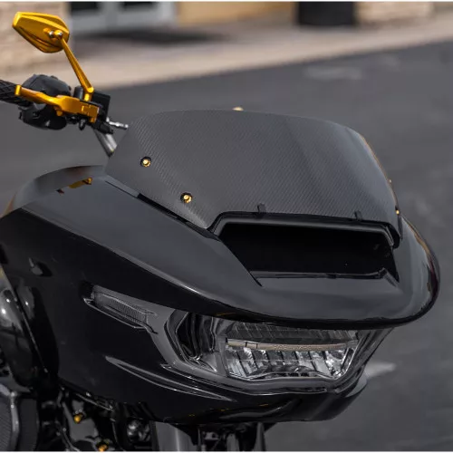 Arlen Ness Carbon Fiber Windshield for 2024-2026 Harley Road Glide
