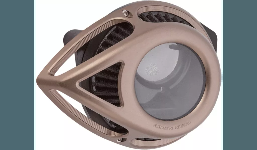 Arlen Ness Clear Tear Sucker Air Cleaner for '01-17 Twin Cam Delphi EFI Model, '99-06 Twin Cam CV Carb Models - Titanium (Check Fitment)