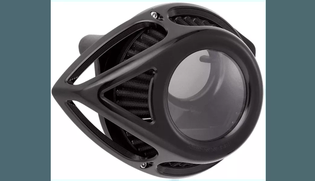 Arlen Ness Clear Tear Sucker Air Cleaner for '17-23 Harley Davidson Touring and '18-23 Softail Models - Black (Not for '23-'24 CVO Models or '24 FLHX/FLTR)