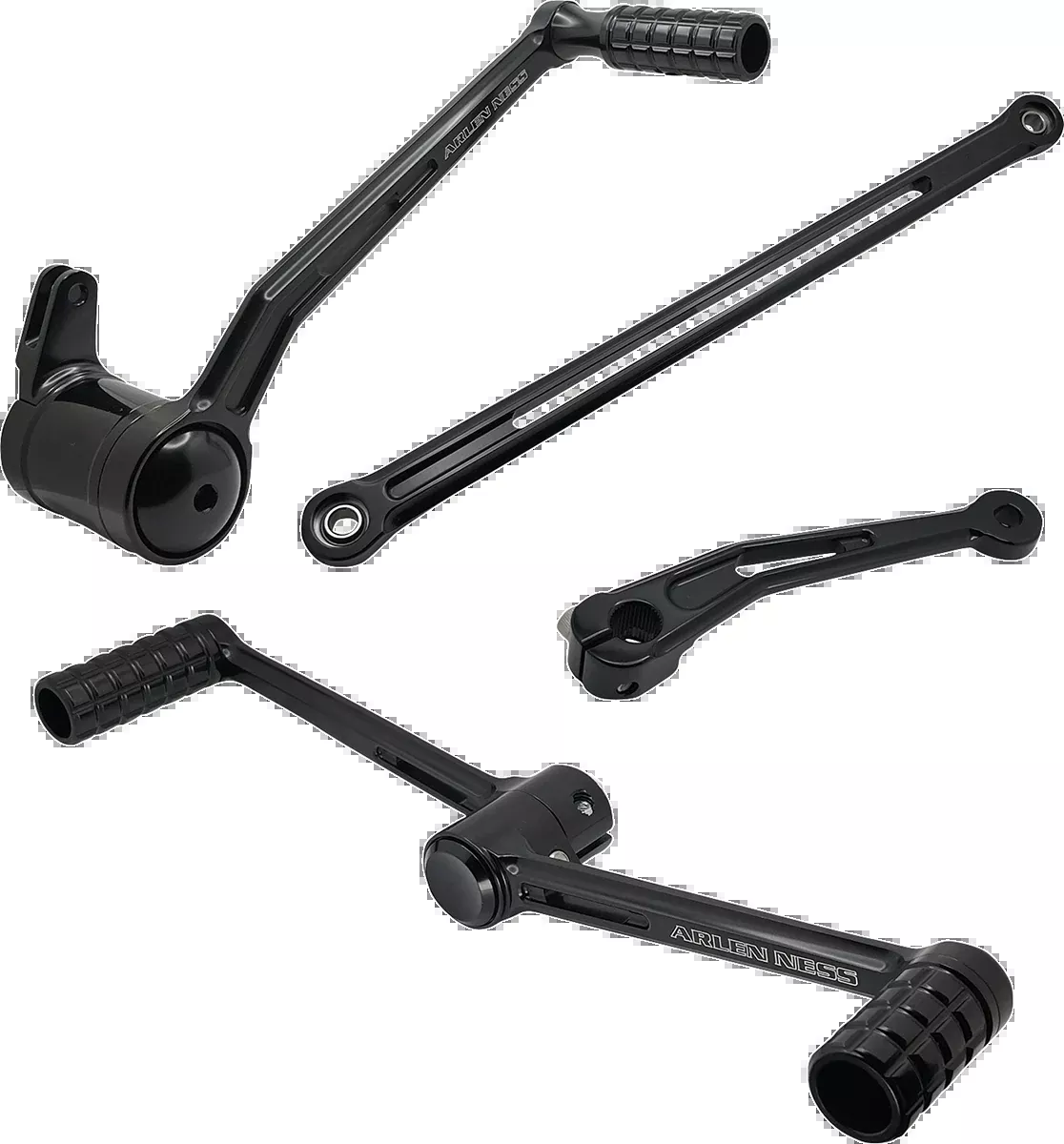 ARLEN NESS Deep Cut Foot Control Kit w/ Heel/Toe Shifter - Black - 420-106