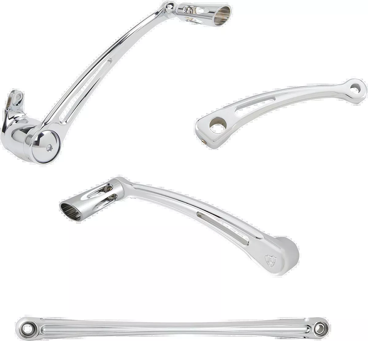 ARLEN NESS Deep Cut Foot Control Kit w/ Toe Shifter - Chrome - 420-109