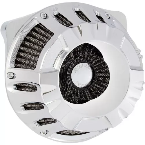 Arlen Ness Deep Cut Inverted Air Cleaner for 1999-2017 Harley Twin Cam* - Chrome