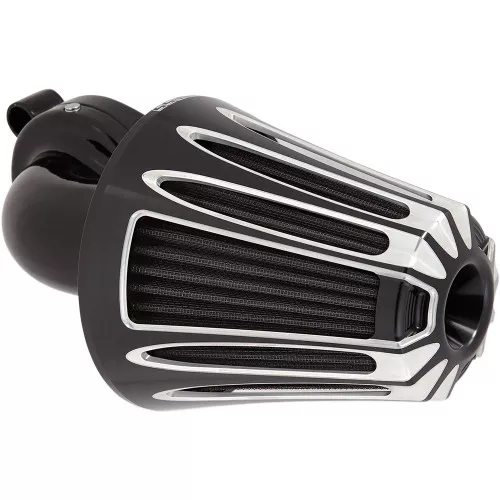 Arlen Ness Deep Cut Monster Sucker Air Cleaner for 2017-2023 Harley M8 - Black