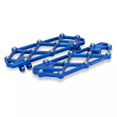 Arlen Ness Diamond Floorboards for Harley - Blue