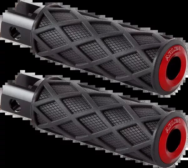 Arlen NESS Diamond Foot Pegs – Driver – Red