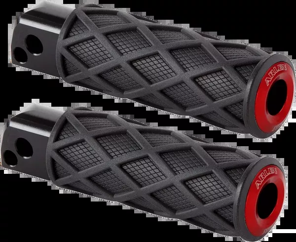 Arlen NESS Diamond Foot Pegs – Passenger – Red