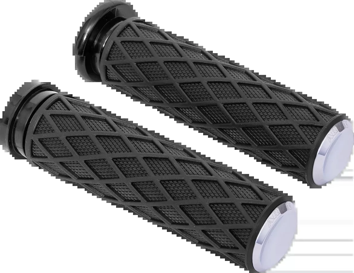 ARLEN NESS Diamond Grips - TBW - Chrome - 500-008