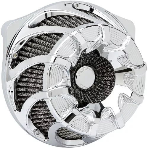 Arlen Ness Drift Inverted Air Cleaner for 1991-2022 Harley Sportster - Chrome