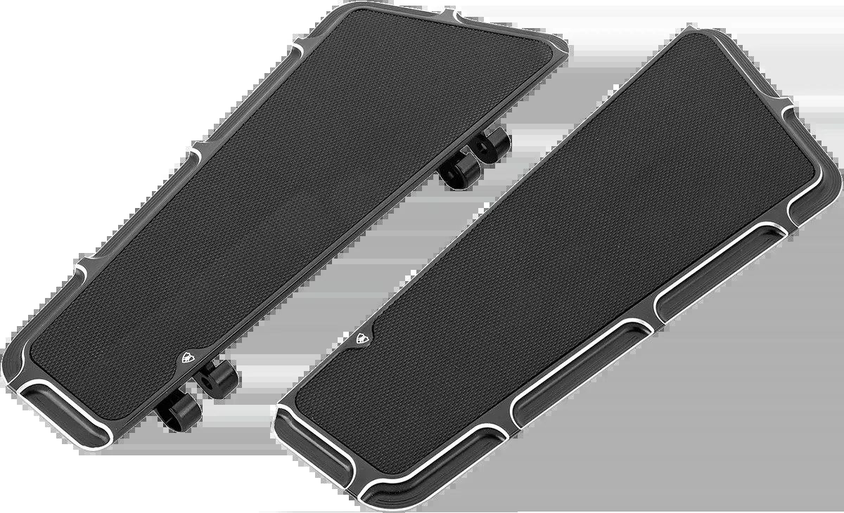 ARLEN NESS Driver Floorboards - Beveled - Black 15-410