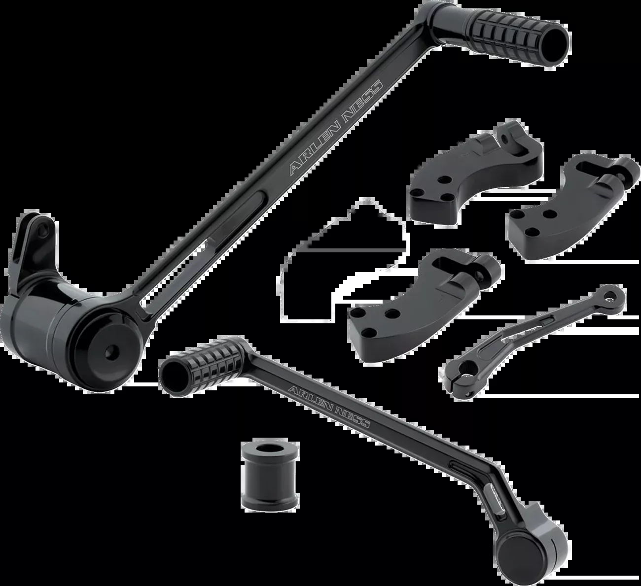 ARLEN NESS Extended Foot Control Kit - 3"- Black - 410-036