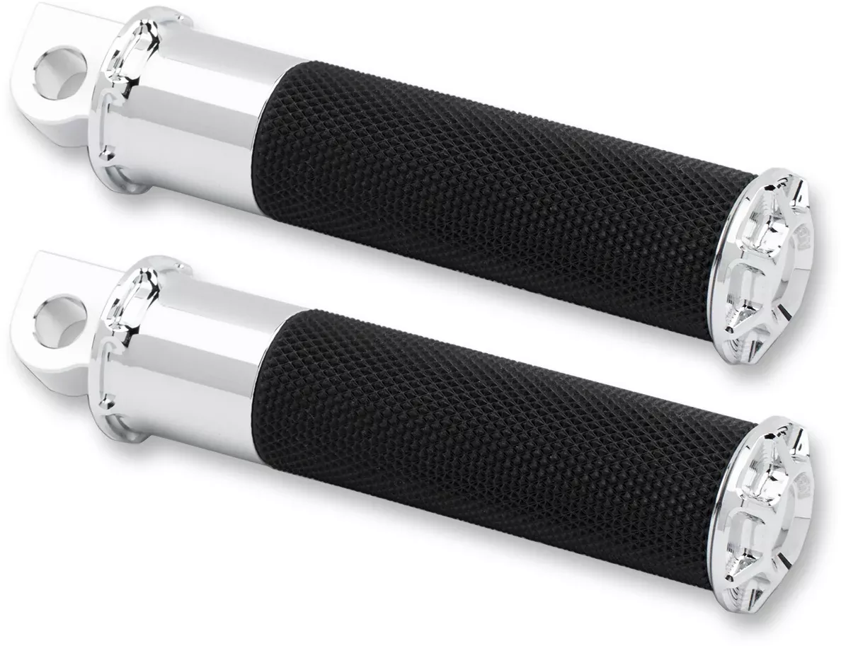 ARLEN NESS Foot Pegs - Beveled - Chrome 07-928