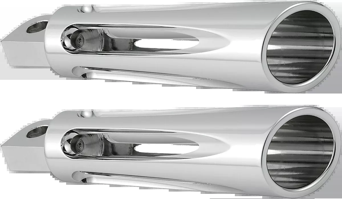 ARLEN NESS Foot Pegs - Deep Cut - Chrome 06-470