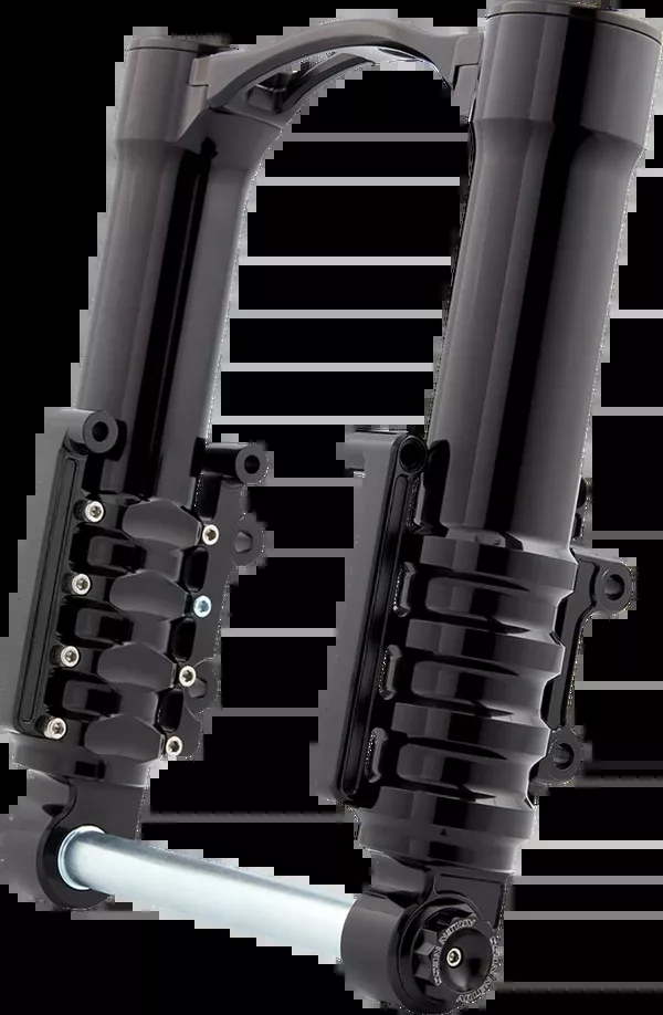 Arlen NESS Fork Legs – 49 MM – Black Anodized – For Factory Brake Caliper