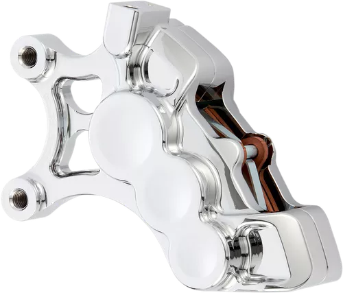 Arlen Ness Front 6-Piston Differential Bore Brake Caliper for Harley - Chrome