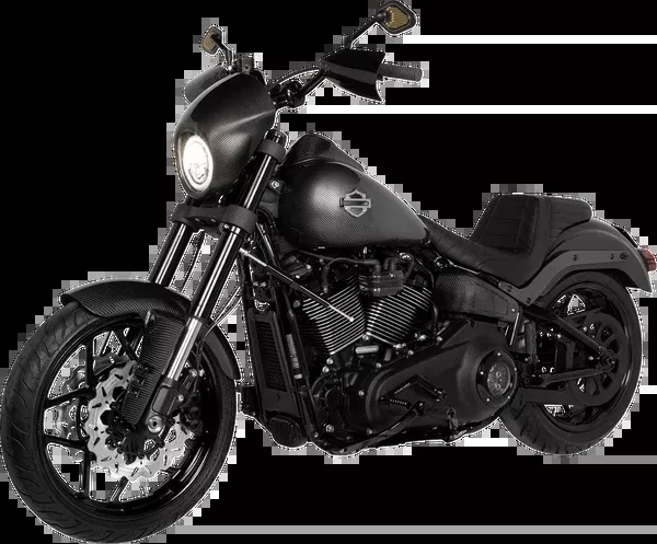 Arlen NESS Front Fender – Qualifier – 19″ – Carbon Fiber – HD Softail