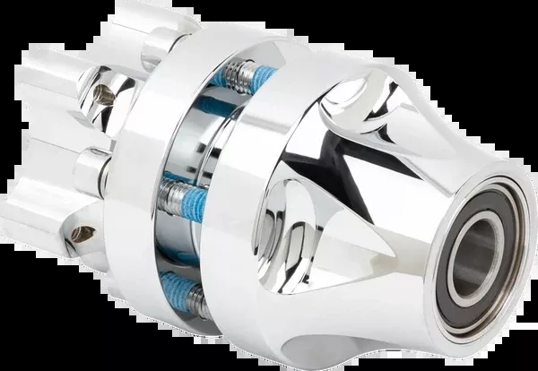 Arlen NESS Front Hub - Cartridge - Chrome - Kit - Softail Standard/Street Bob