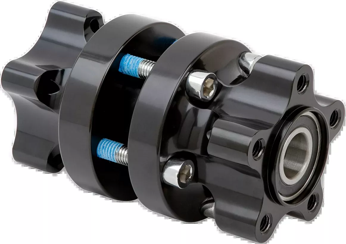 ARLEN NESS Hub - Cartridge - Rear/Single Disc - Black - Softail/Hydra Glide Revival 71-704