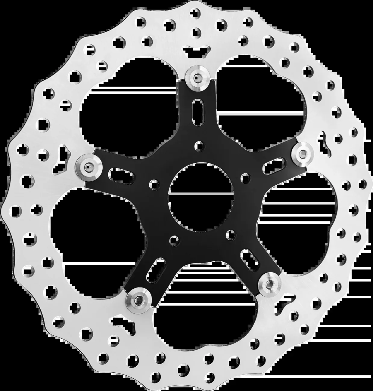 ARLEN NESS Jagged Rear Brake Rotor - 12.6" - Stainless Steel - 300-094
