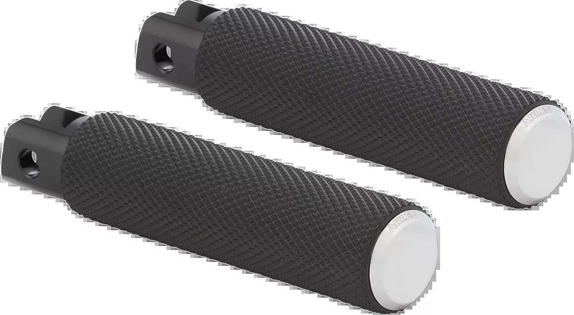 ARLEN NESS Knurled Foot Pegs - Chrome - FX/FL '18-'26 07-940