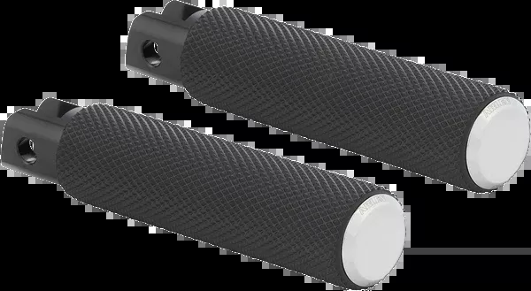 Arlen NESS Knurled Foot Pegs – Chrome – FX/FL ’18-’26