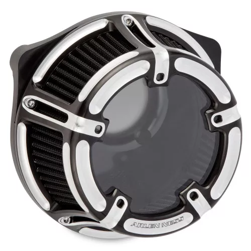 Arlen Ness Method Air Cleaner for Harley Twin Cam Cable Throttle - Contrast