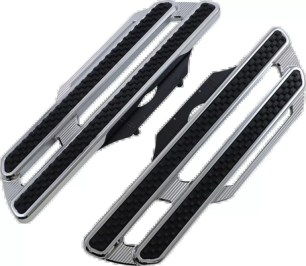 ARLEN NESS Method Driver Floorboards - Extended - Chrome - 410-019