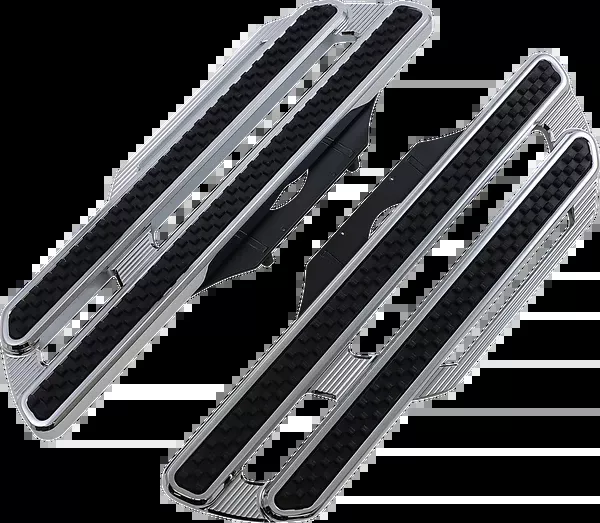 Arlen NESS Method Driver Floorboards – Extended – Chrome
