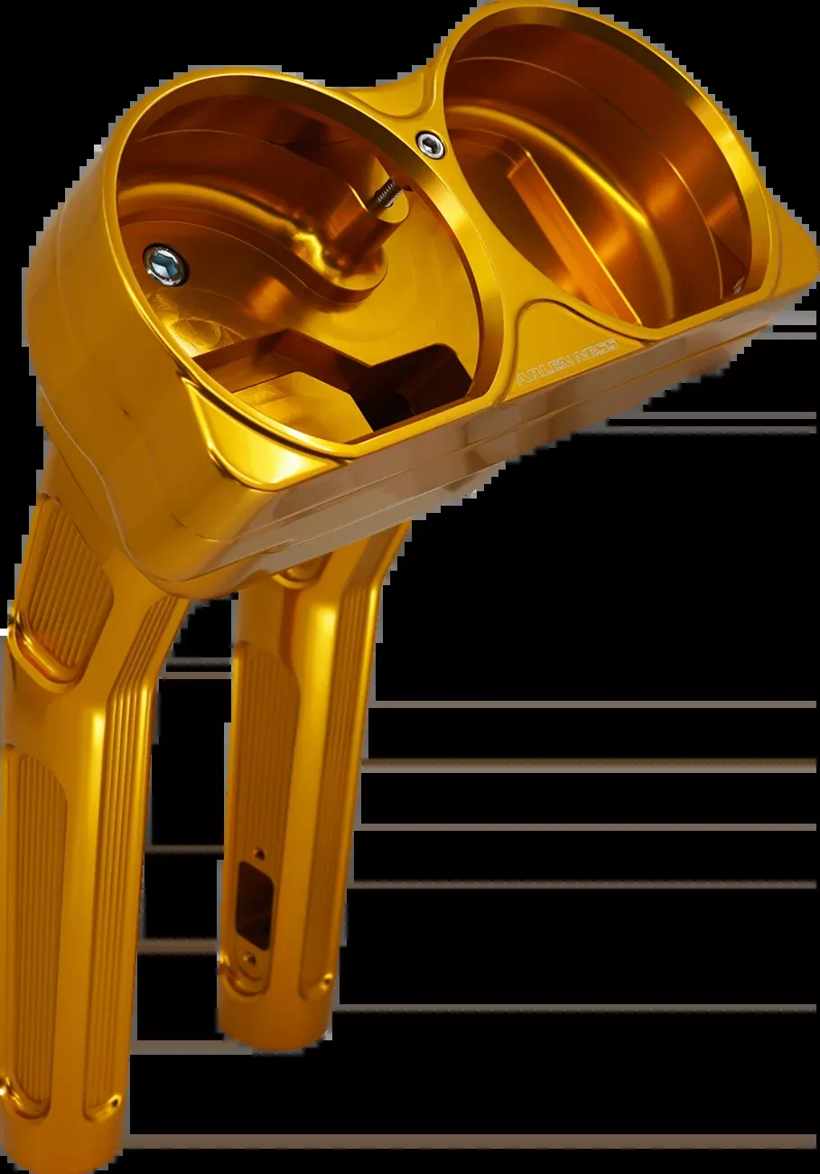 ARLEN NESS Method Kickback Handlebar Riser - 10" - Gold - 520-046