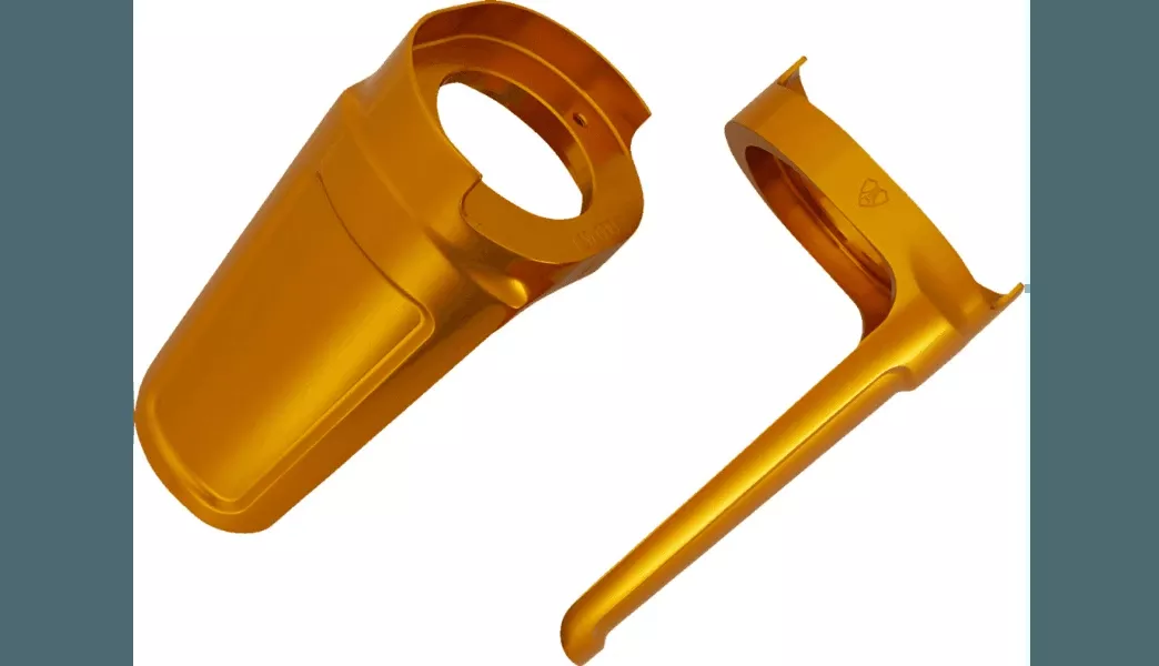Arlen Ness Method Performance Bagger Fork Guards for '14-Up Harley Davidson FLT Touring/Bagger Models - Gold