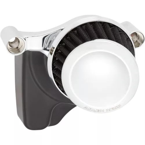Arlen Ness Mini 22° Air Cleaner for 2008-2017 Harley Twin Cam Electronic Throttle - Chrome