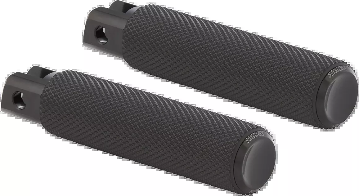 ARLEN NESS Passenger Knurled Foot Pegs - Black - FL/FX '18-'25 07-943