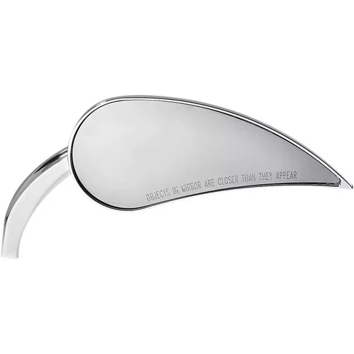 Arlen Ness Rad III Mirrors for Harley - Chrome