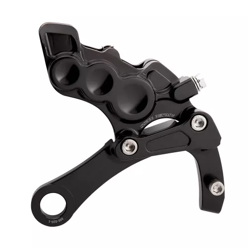 Arlen Ness Rear 6-Piston Caliper Kit for 2018-2024 Harley Softail - Black
