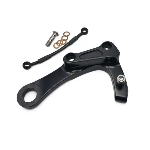 Arlen Ness Rear Brake Caliper Bracket Kit for 2018-2024 Harley Softail