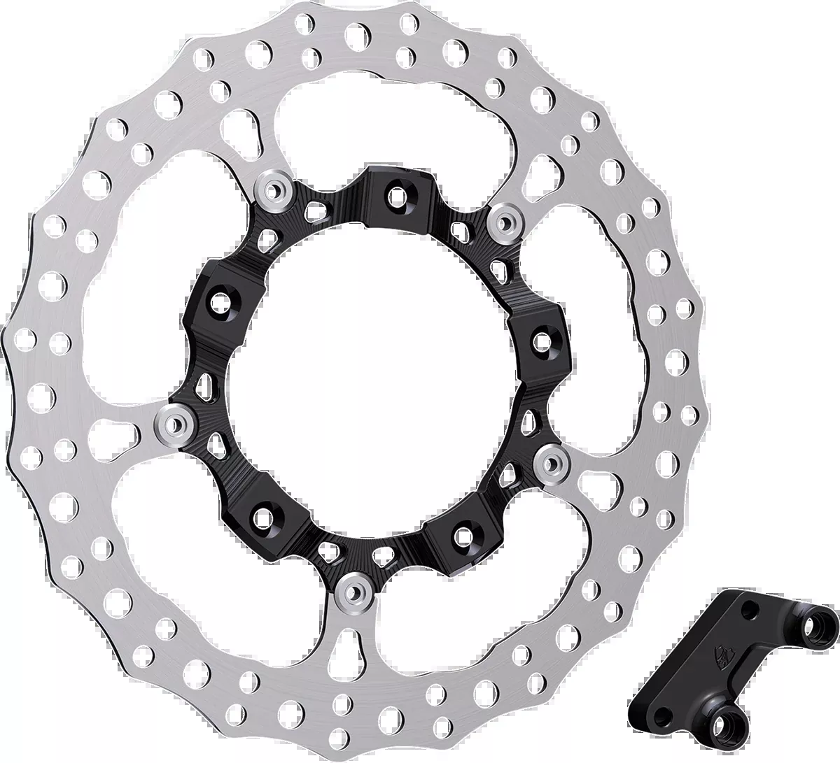 ARLEN NESS Rotor 14" - Front Right - Black - 300-004