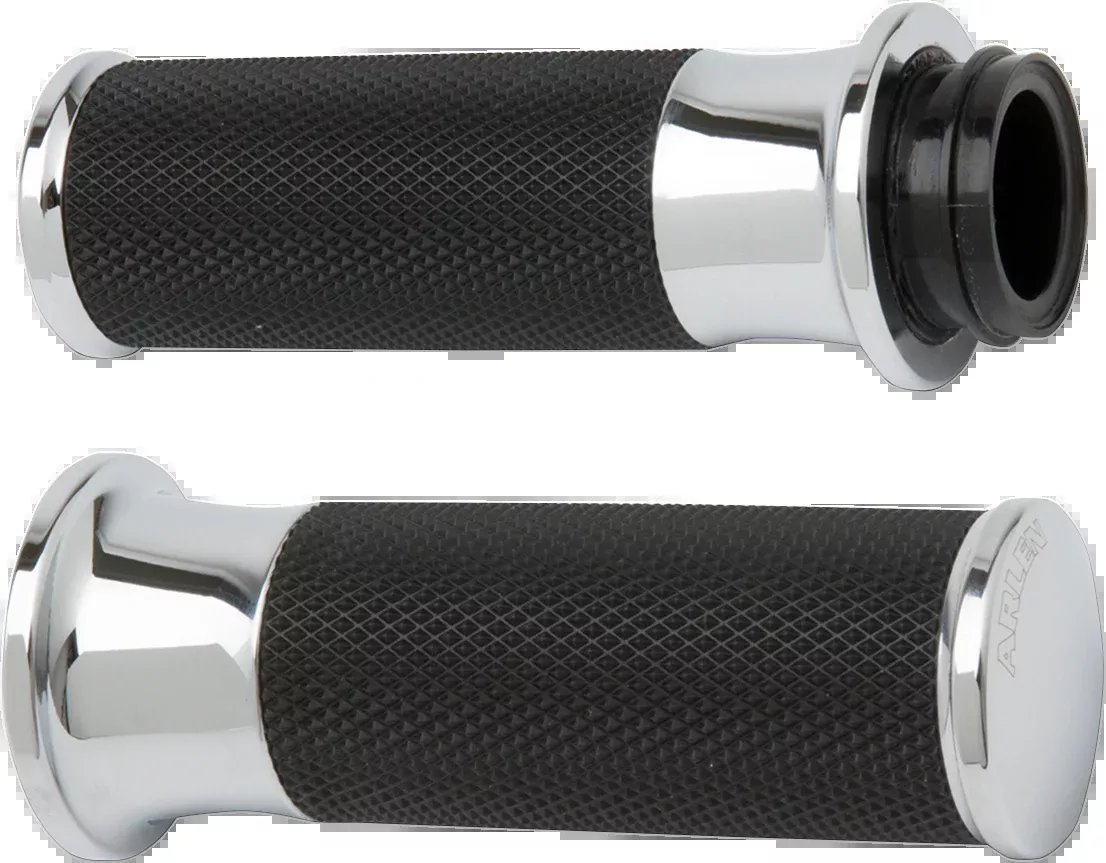 ARLEN NESS Smooth Grips - TBW - Chrome 07-322
