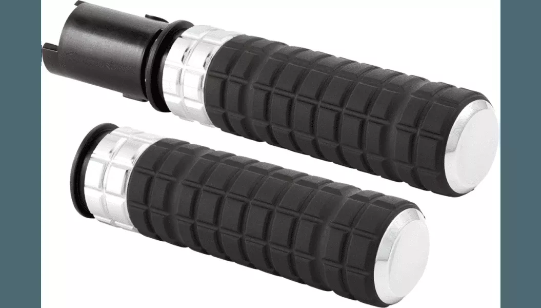 Arlen Ness SpeedLine Grips for '23-24 Harley Davidson CVO Street Glide, CVO Road Glide and '24-Up Road Glide and Street Glide Models - Chrome